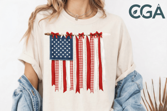Download Patriotic Ribbon Garland American PNG - Premium Resources