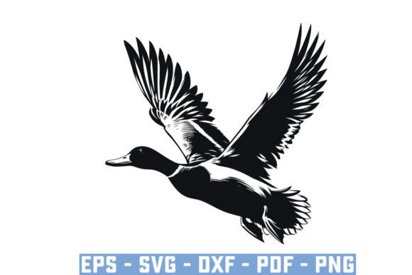 Download Flying Mallard Duck Silhouette Files Svg - Premium Resources