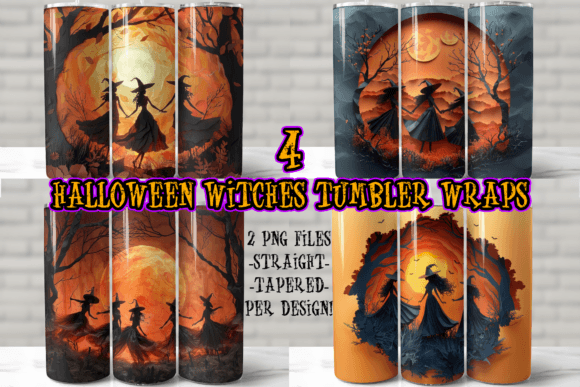 Download Witch Halloween Tumbler Wrap Bundle - Premium Resources